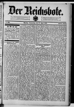 Der Reichsbote vom 27.04.1899