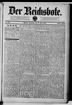 Der Reichsbote on Apr 29, 1899