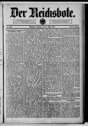 Der Reichsbote vom 16.05.1899