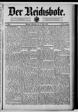 Der Reichsbote vom 17.05.1899