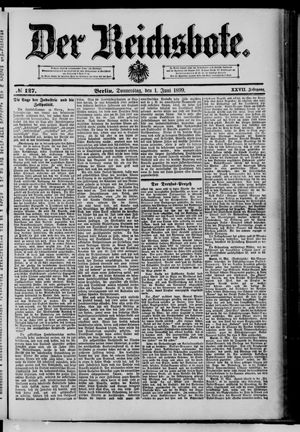Der Reichsbote vom 01.06.1899