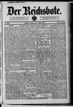 Der Reichsbote vom 09.06.1899
