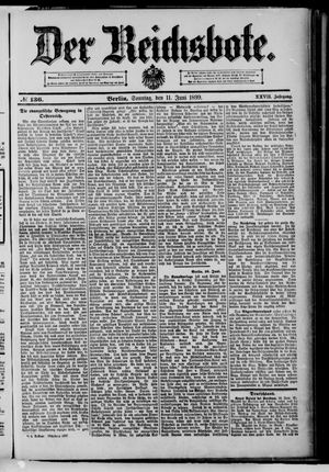 Der Reichsbote vom 11.06.1899