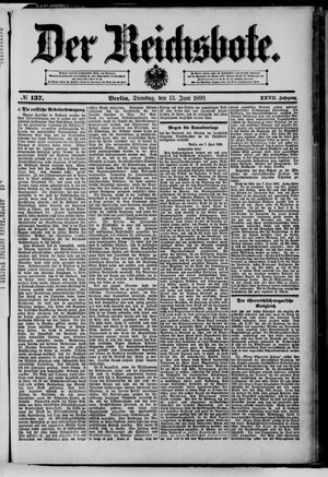 Der Reichsbote on Jun 13, 1899