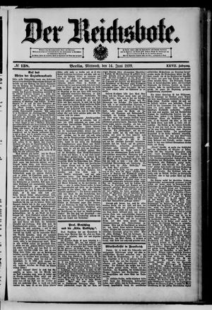 Der Reichsbote vom 14.06.1899