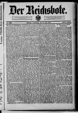 Der Reichsbote on Jun 15, 1899