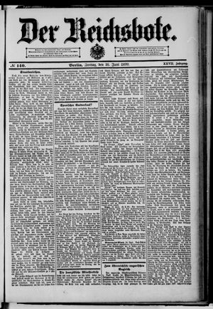 Der Reichsbote vom 16.06.1899