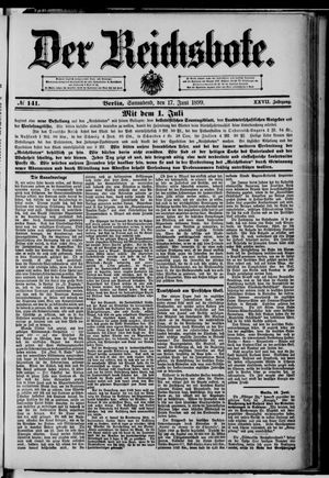Der Reichsbote vom 17.06.1899