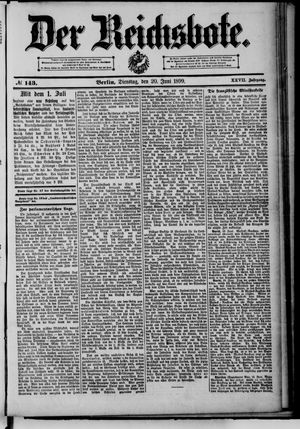 Der Reichsbote on Jun 20, 1899