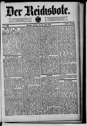 Der Reichsbote vom 23.06.1899