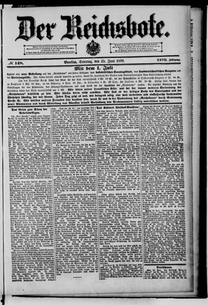 Der Reichsbote vom 25.06.1899