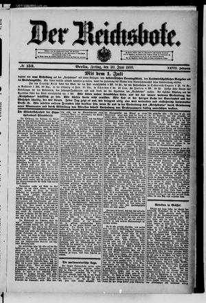 Der Reichsbote vom 30.06.1899