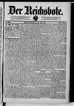 Der Reichsbote vom 19.07.1899