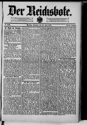 Der Reichsbote vom 23.07.1899