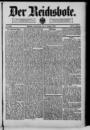 Der Reichsbote vom 03.08.1899