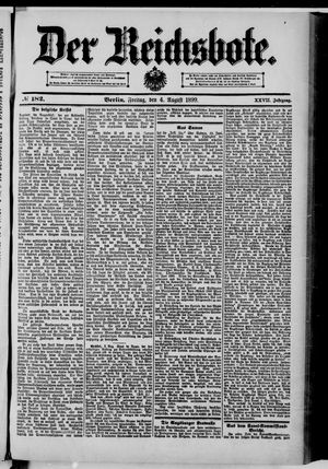 Der Reichsbote vom 04.08.1899