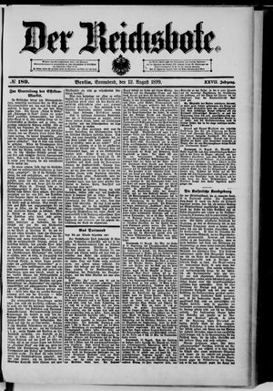 Der Reichsbote vom 12.08.1899