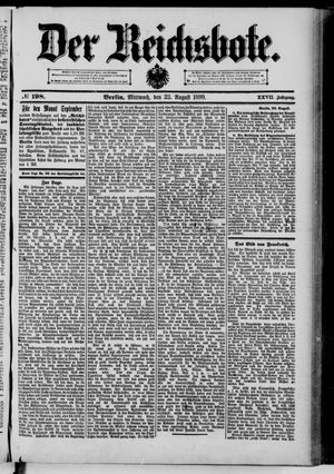 Der Reichsbote vom 23.08.1899
