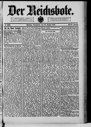 Der Reichsbote vom 26.08.1899