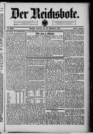 Der Reichsbote vom 24.09.1899