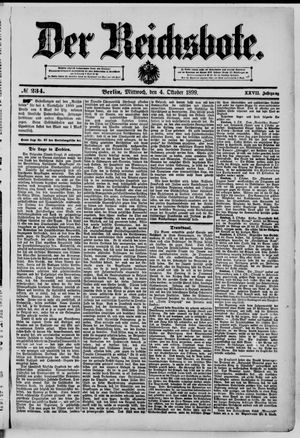 Der Reichsbote vom 04.10.1899