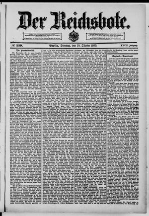 Der Reichsbote vom 10.10.1899