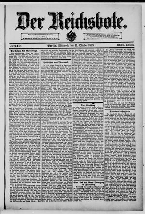 Der Reichsbote on Oct 11, 1899
