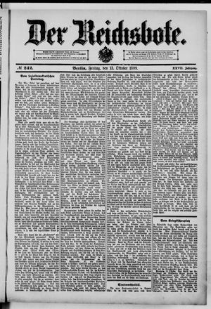 Der Reichsbote vom 13.10.1899