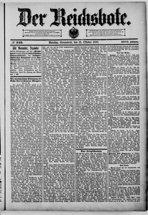 Der Reichsbote vom 21.10.1899