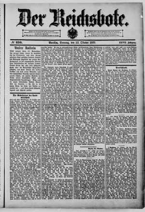 Der Reichsbote vom 22.10.1899