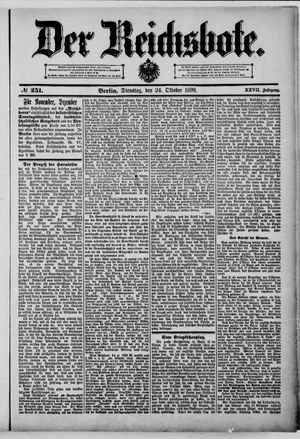 Der Reichsbote vom 24.10.1899