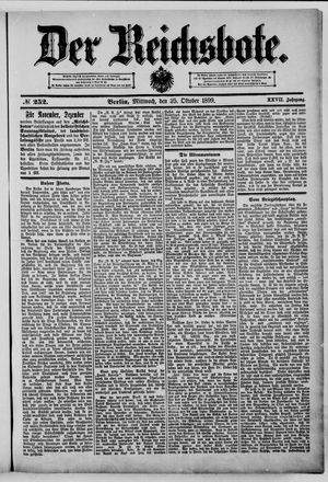 Der Reichsbote vom 25.10.1899