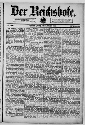 Der Reichsbote vom 27.10.1899