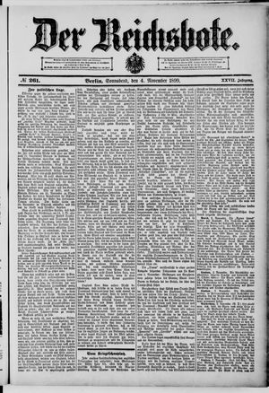 Der Reichsbote vom 04.11.1899