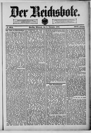Der Reichsbote vom 08.11.1899