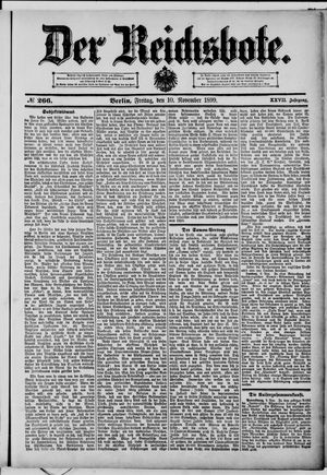 Der Reichsbote vom 10.11.1899