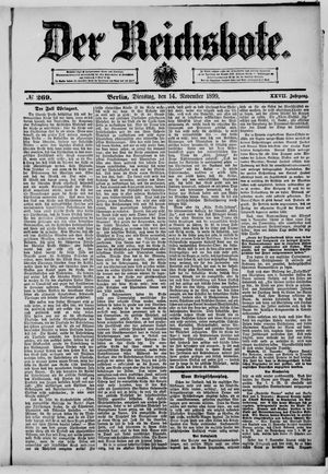 Der Reichsbote vom 14.11.1899