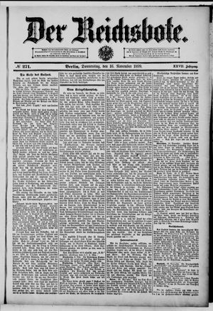 Der Reichsbote vom 16.11.1899