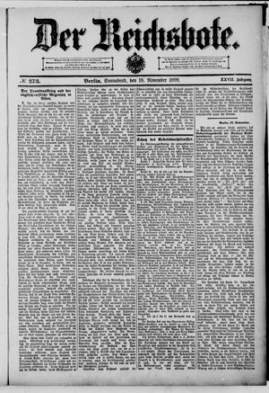 Der Reichsbote vom 18.11.1899