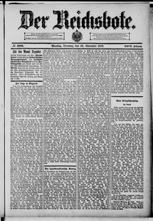 Der Reichsbote vom 28.11.1899