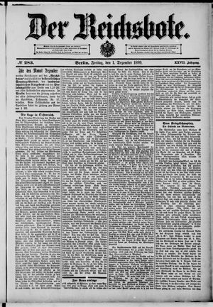 Der Reichsbote vom 01.12.1899