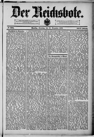 Der Reichsbote vom 10.12.1899
