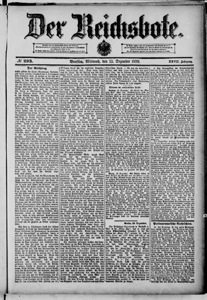 Der Reichsbote vom 13.12.1899