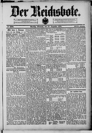 Der Reichsbote vom 20.12.1899