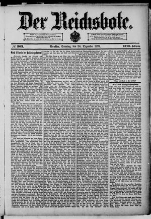Der Reichsbote vom 24.12.1899
