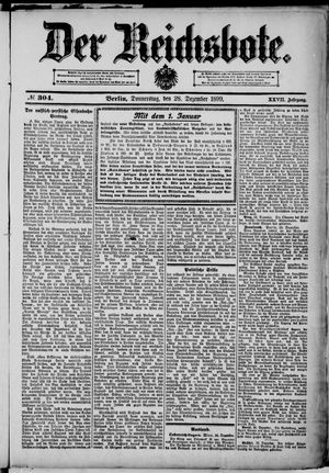 Der Reichsbote vom 28.12.1899