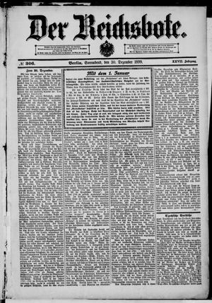 Der Reichsbote vom 30.12.1899