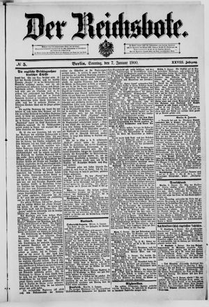Der Reichsbote on Jan 7, 1900