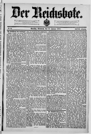 Der Reichsbote vom 10.01.1900