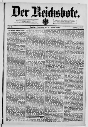 Der Reichsbote vom 11.01.1900